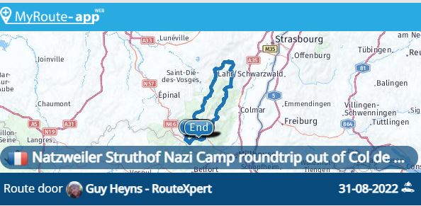 Natzweiler Struthof Nazi Camp roundtrip out of Col de Bussang