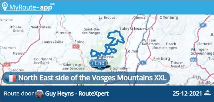 North East Side of the Vosges Mountains XXL (361 km)