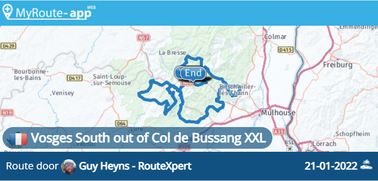 Vosges South out of Col de Bussang XXL (312 km)
