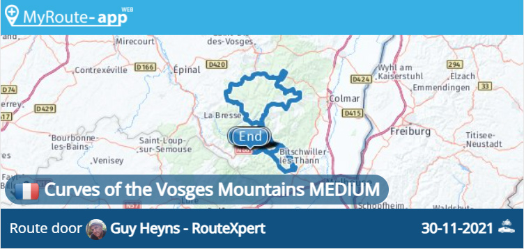 Curves of the Vosges Mountains MEDIUM (287 km)