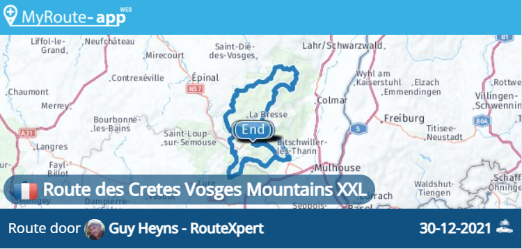 Route des Cretes Vosges Mountains XXL (345 km)
